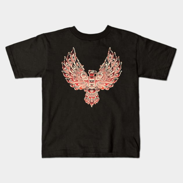 Thunderbird Kids T-Shirt by BeeryMethod